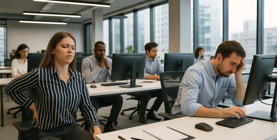 ERGONOMIA INVISÍVEL: OS ERROS QUE SUA EQUIPE SENTE, MAS VOCÊ NÃO VÊ