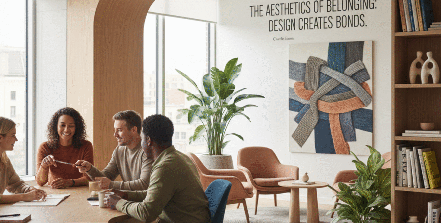 A Estética do Pertencimento: Como o design cria vínculos nas organizações