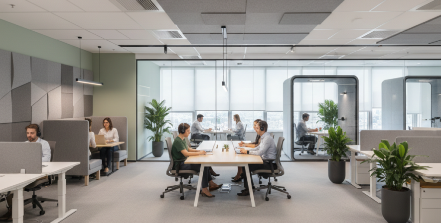 Soluções acústicas: necessidade estratégica nos ambientes corporativos