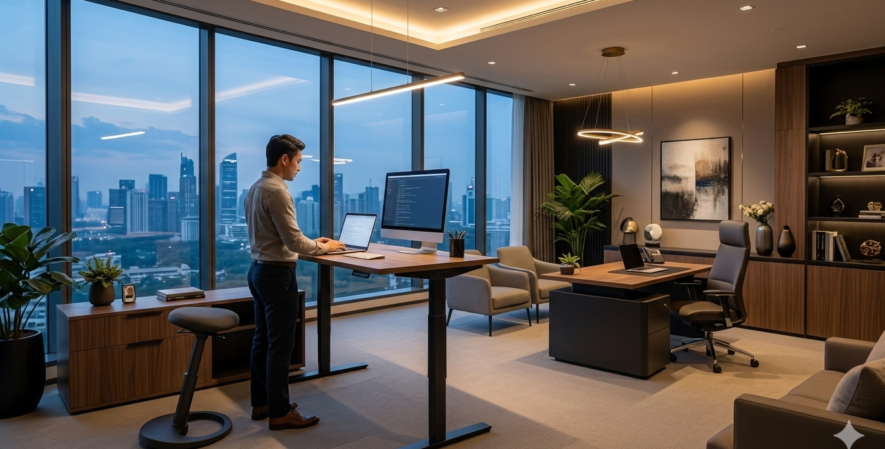 O futuro dos escritórios talvez não esteja nas cadeiras, mas nas mesas…