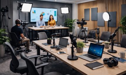 O escritório virou estúdio: como o mobiliário corporativo está se adaptando à era dos vídeos