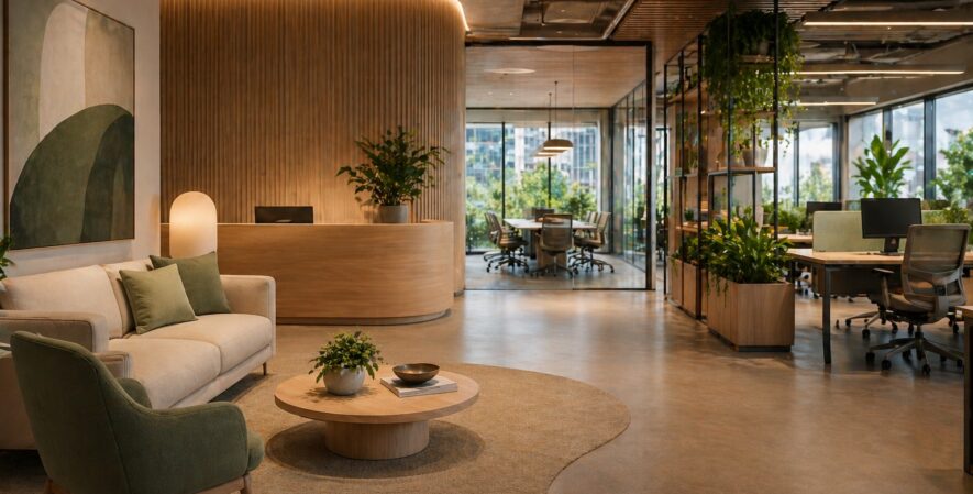 O escritório como ferramenta de branding: como o ambiente corporativo comunica sua marca